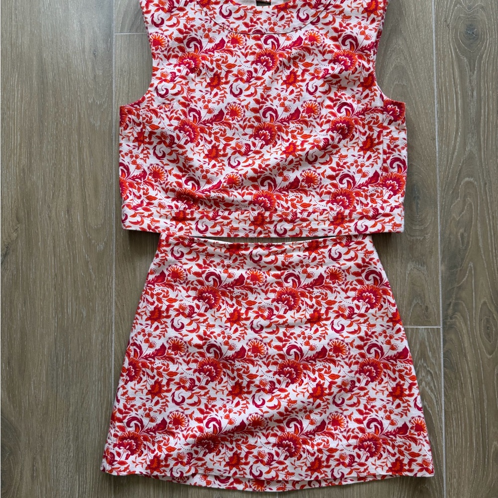 Julia Amory Gidget Floral Two-Piece xs